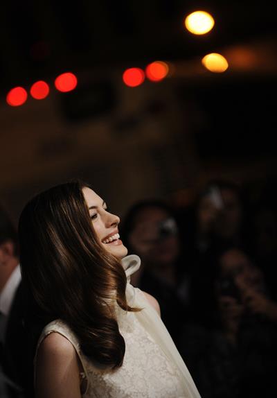 Anne Hathaway Love & Other Drugs screening at the DGA Theater in New York City on November 16, 2010