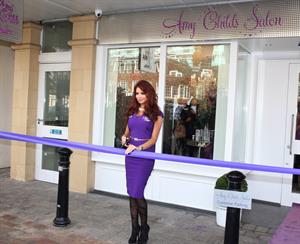 Amy Childs launching her Salon at Unit 1 Wilsons Corner in Brentwood on November 24, 2011