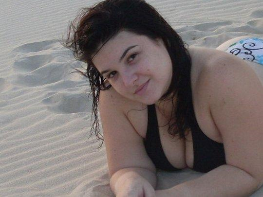 Anonymous in a bikini