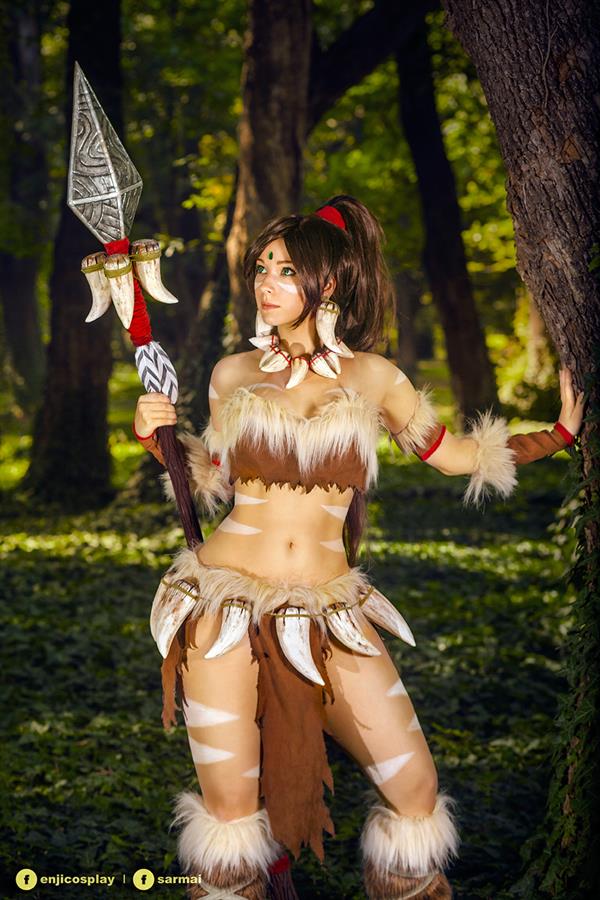 Enji Night as Nidalee from League of Legends