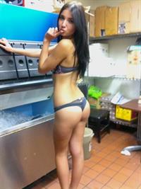 Anonymous in lingerie taking a selfie and - ass