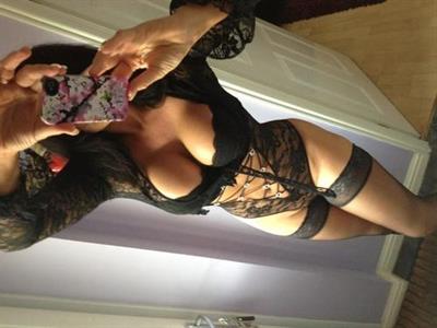 Anonymous in lingerie taking a selfie