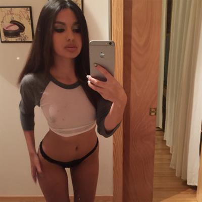 Anonymous in lingerie taking a selfie