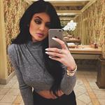 Kylie Jenner taking a selfie