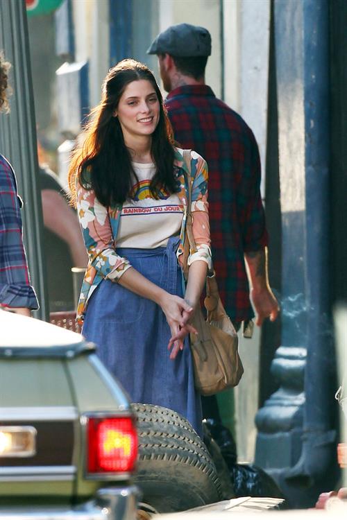 Ashley Greene Pictures Ashley Greene on the set of CBGB in Savannah on July 2, 2012