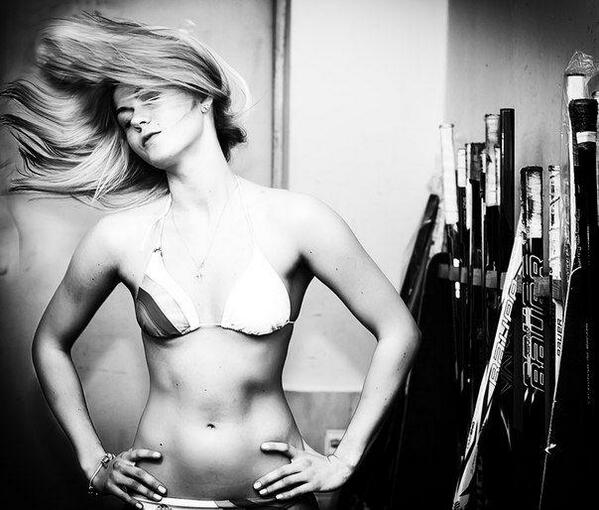 Anna Prugova in a bikini