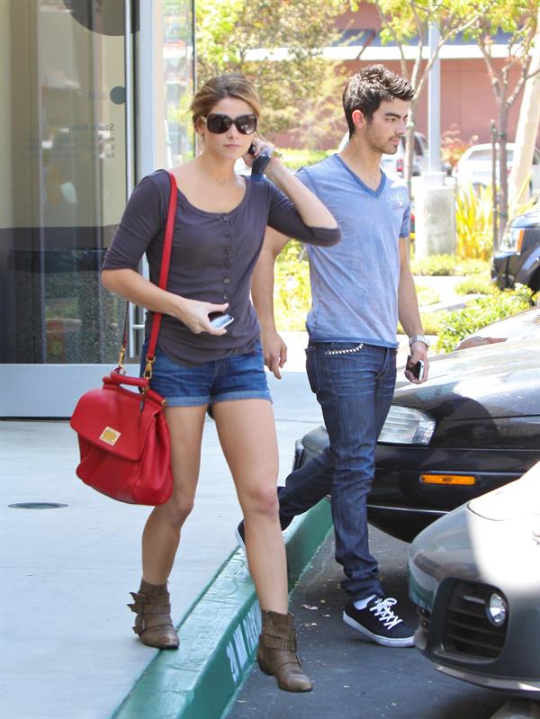 Ashley Greene walking around in Studio City on August 9, 2010