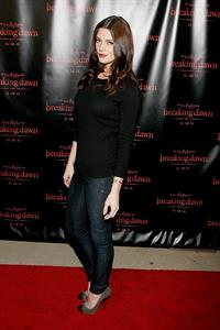 Ashley Greene Twilight Saga Breaking Dawn concert tour in Dallas on Nov 9, 2011 