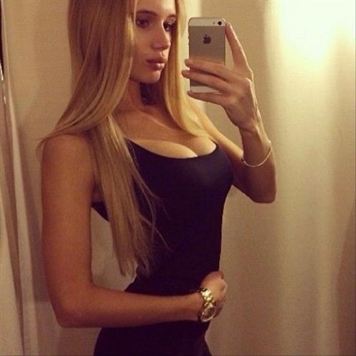 Olya Abramovich taking a selfie