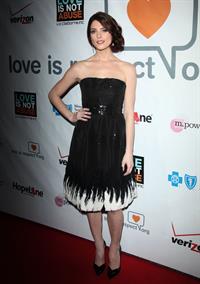 Ashley Greene Loveisrespect's Louder than Words Party in Hollywood on February 1, 2012