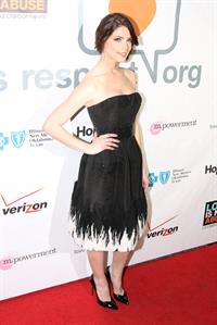 Ashley Greene Loveisrespect's Louder than Words Party in Hollywood on February 1, 2012