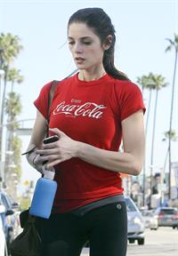 Ashley Greene leaving the gym in Santa Monica on Feb 8, 2012 