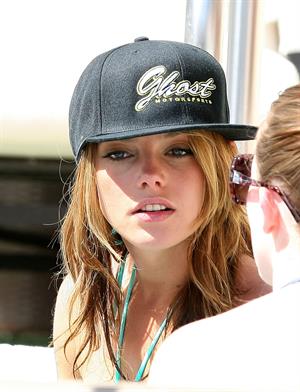 Ashley Greene hosts a pool party at the Wet Republic on August 7, 2010 in Las Vegas, Nevada