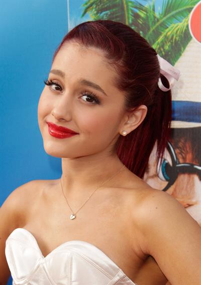 Ariana Grande Alvin and the Chipmunks Chipwrecked dvd release concert in Los Angeles on March 26, 2012