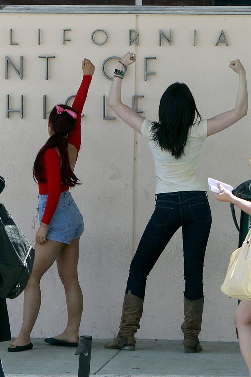 Ariana Grande at the DMV in Los Angeles on June 13, 2012