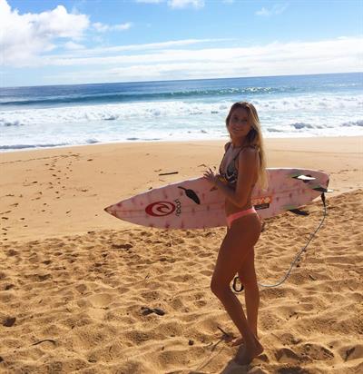Alana Blanchard in a bikini