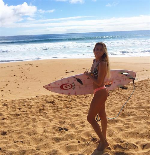 Alana Blanchard in a bikini