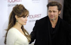 Angelina Jolie the Tourist world premiere in New York on December 6, 2010