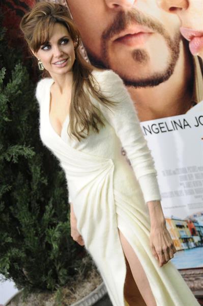 Angelina Jolie the Tourist world premiere in New York on December 6, 2010
