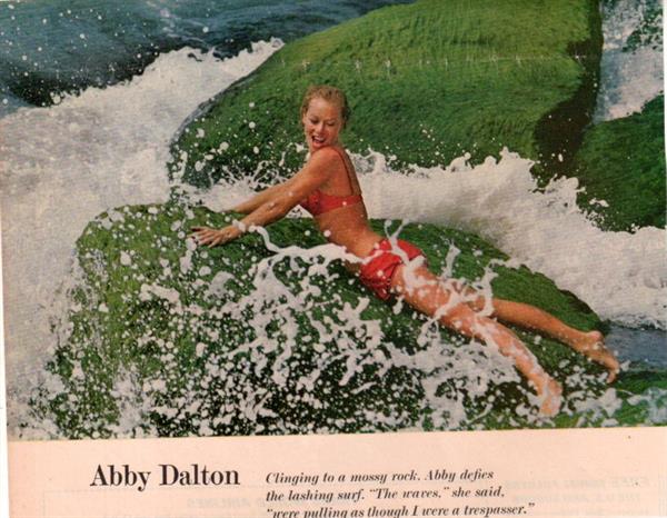 Abby Dalton in a bikini