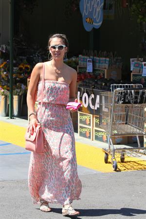Jessica Alba out shopping in Hollywood on July 21, 2012