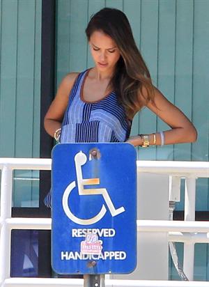 Jessica Alba out in Montebello on July 31, 2012