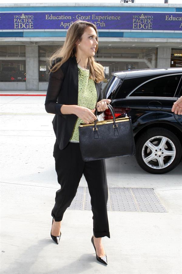 Jessica Alba in Los Angeles on April 26, 2012