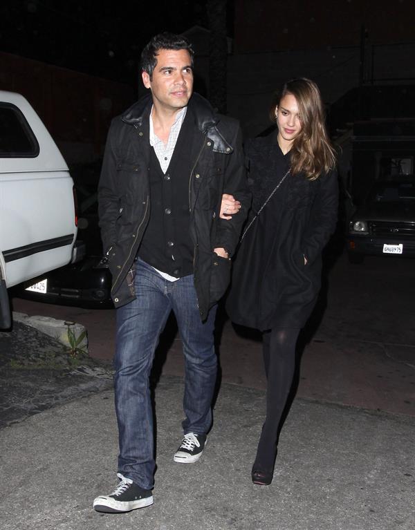 Jessica Alba out for dinner at Matsuhisa Restaurant in Beverly Hills on March 22, 2012