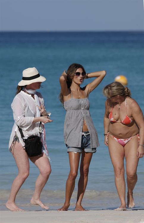 Alessandra Ambrosio in a bikini