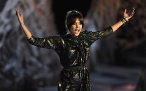 Jessica Alba at Spike TV's Scream 2009 held at the Greek theatre in Los Angeles California