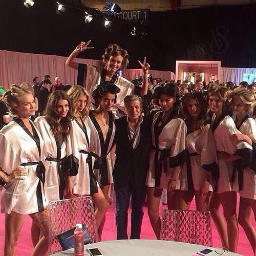 Romee Strijd in lingerie