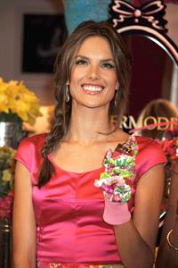 Alessandra Ambrosio Victoria's Secret Heavenly Flowers Fragrance launch April 24, 2010 
