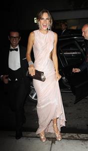Alessandra Ambrosio attends the Metropolitan Museum of Arts 2010 costume institute ball on May 2, 2010 in New York City