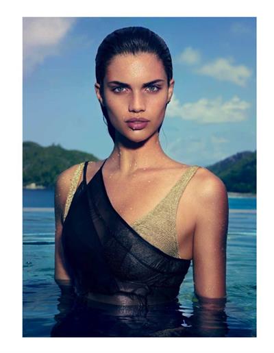 Sara Sampaio in a bikini