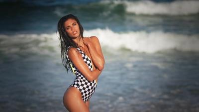 Sara Sampaio in a bikini