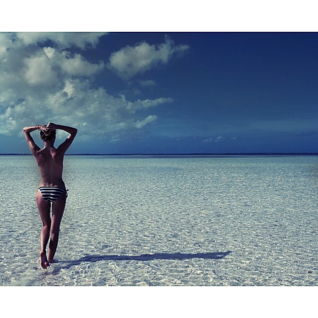 Martha Hunt in a bikini - ass