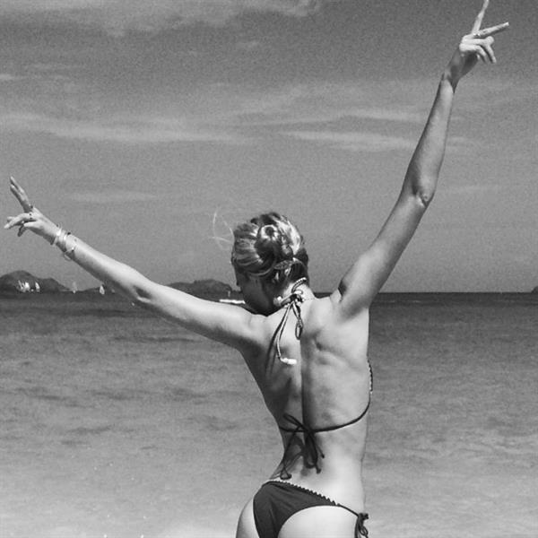 Elsa Hosk in a bikini - ass