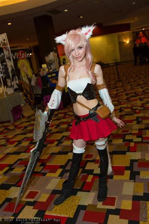 Lyz Brickley - Miqo'te Lightning Cosplay