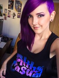 Darshelle Stevens taking a selfie