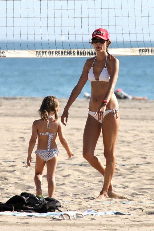 Alessandra Ambrosio in a bikini