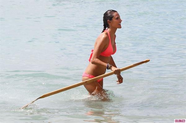 Alessandra Ambrosio in a bikini