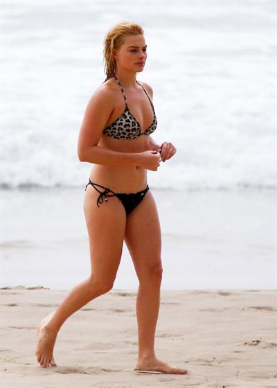 Margot Robbie in a bikini