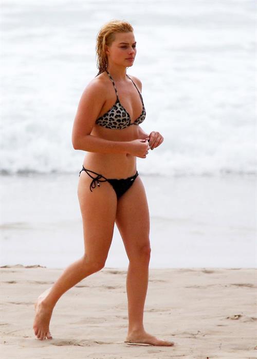 Margot Robbie in a bikini