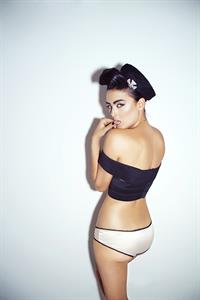 Xian Mikol in lingerie - ass