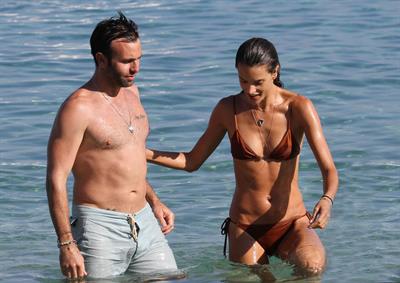 Alessandra Ambrosio in a bikini