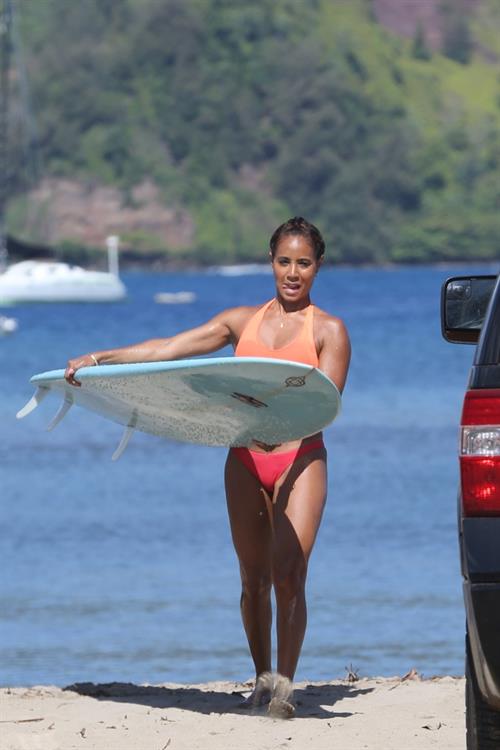 Jada Pinkett Smith in a bikini