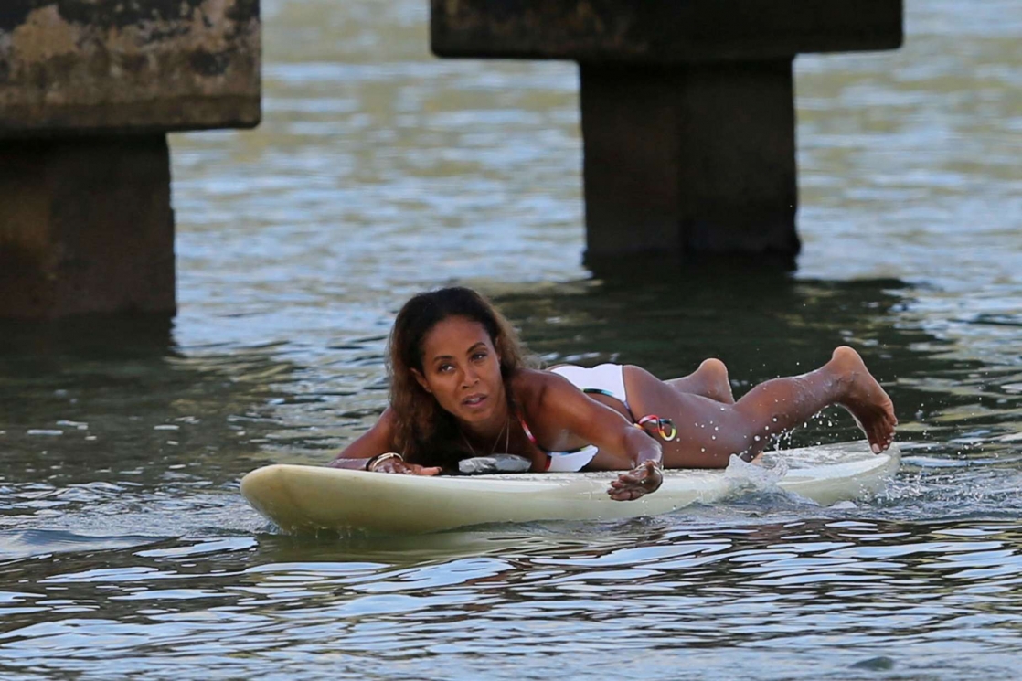 Jada Pinkett Smith in a bikini