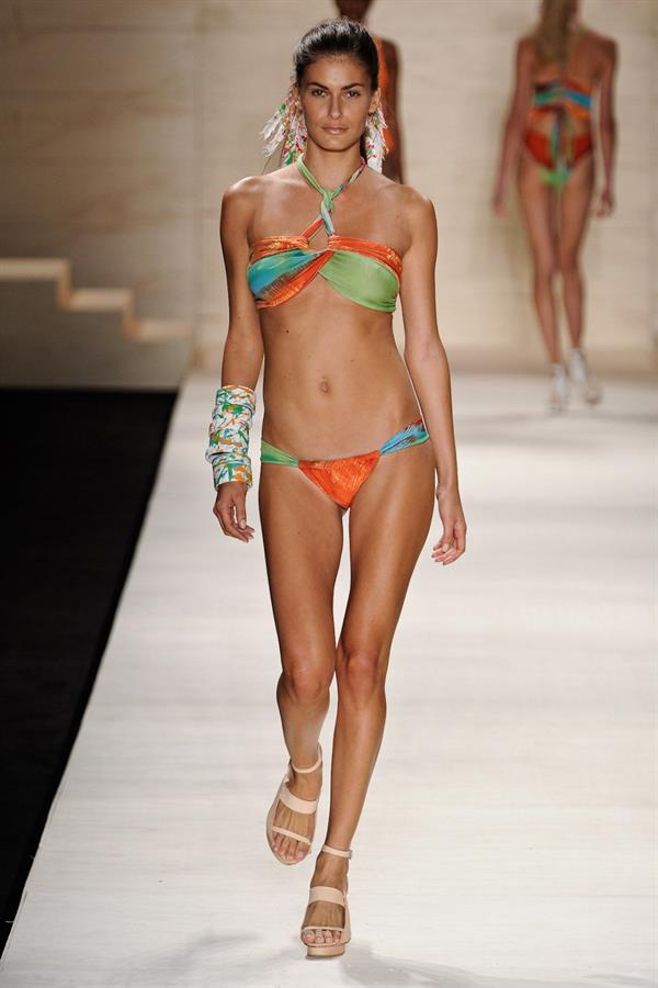 Caroline Francischini in a bikini