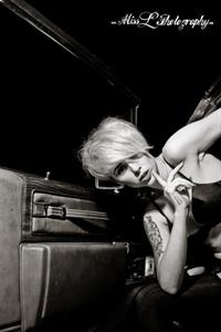 Alysha Nett in lingerie