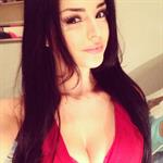 Demi Rose Mawby taking a selfie